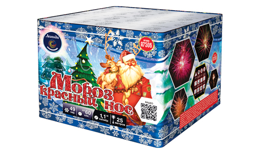  Батарея салютов Мороз Красный Нос  в Приозерске