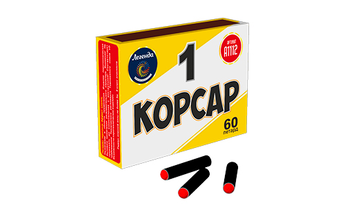  Петарды Корсар 1 в пленке  в Приозерске
